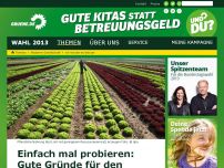 Bild zum Artikel: Einfach mal probieren: Gute Gründe für den Veggie-Day