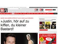 Bild zum Artikel: Mark Wahlberg - »Justin, hör auf zu kiffen, kleiner Bastard!