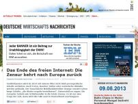 Bild zum Artikel: Das Ende des freien Internet: Die Zensur kehrt nach Europa zurück