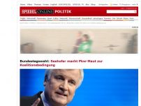 Bild zum Artikel: Bundestagswahl: Seehofer macht Pkw-Maut zur Koalitionsbedingung