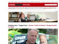 Bild zum Artikel: Debatte über 'Veggie Day': Grüner Trittin kritisiert 'Drogenhandel im Stall'