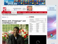 Bild zum Artikel: JVA bestätigt  -  

Breno wird „Freigänger“ und erhält Bayern-Job