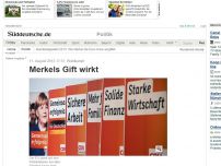 Bild zum Artikel: Wahlkampf: Merkels Gift wirkt