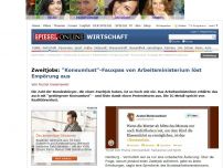 Bild zum Artikel: Zweitjobs: 'Konsumlust'-Fauxpas von Arbeitsministerium löst Empörung aus