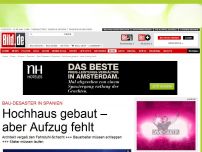 Bild zum Artikel: Bau-Desaster in Spanien - Bei diesem Hochhaus fehlt der Aufzug