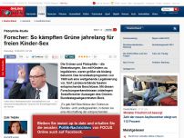 Bild zum Artikel: Erste Ergebnisse der Pädophilie-Studie - Forscher decken auf: So kämpften die Grüne jahrelang für freien Kinder-Sex