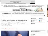 Bild zum Artikel: Euro-Rettung: Deutsche Haftung höher als Schäuble angibt