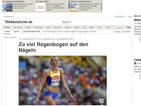 Bild zum Artikel: Proteste bei Leichtathletik-WM: Zu viel Regenbogen auf den Nägeln