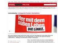 Bild zum Artikel: Lohndebatte: Linkspartei fordert Höchstlohn