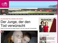 Bild zum Artikel: Wunschzettel gegen die Angst - Der Junge, der den Tod verwünscht