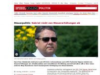 Bild zum Artikel: Steuerpolitik: Gabriel rückt von Steuererhöhungen ab