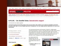 Bild zum Artikel: SPD-Koalitionsoptionen: Demokratie wagen!