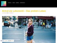 Bild zum Artikel: Armut als Lebensstil – Das prekäre Leben