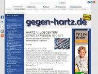 Bild zum Artikel: Hartz IV: Jobcenter streitet wegen 15 Cent