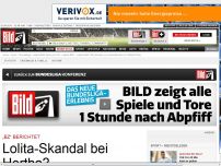 Bild zum Artikel: BZ berichtet - Lolita-Skandal bei Hertha?