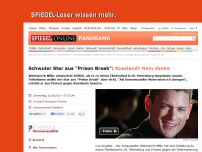 Bild zum Artikel: Schwuler Star aus 'Prison Break': Russland? Nein danke