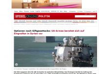 Bild zum Artikel: Optionen nach Giftgasattacke: US-Armee bereitet sich auf Eingreifen in Syrien vor