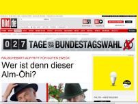 Bild zum Artikel: Rauschebart-Auftritt - So haben wir Stoiber noch nie gesehen