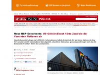 Bild zum Artikel: Neue NSA-Dokumente: US-Geheimdienst hörte Zentrale der Vereinten Nationen ab