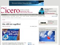 Bild zum Artikel: Die AfD ist vogelfrei