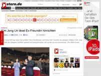 Bild zum Artikel: Nordkorea: Kim Jong Un lässt Ex-Freundin hinrichten