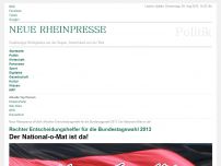 Bild zum Artikel: Rechter Entscheidungshelfer für die Bundestagswahl 2013: Der National-o-Mat ist da!