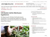 Bild zum Artikel: Drogenpolitik: 
			  US-Staaten dürfen Marihuana legalisieren