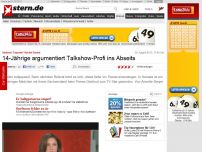 Bild zum Artikel: Genfood-'Expertin' Rachel Parent: 14-Jährige argumentiert Talkshow-Profi ins Abseits