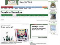 Bild zum Artikel: Protest Berlin Homophobie - 'Putin go homo'