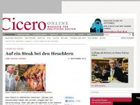 Bild zum Artikel: Auf ein Steak bei den Heuchlern