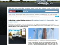 Bild zum Artikel: Reflektierender Wolkenkratzer: Entschuldigung, wir haben ihr Auto geschmolzen