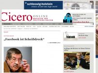 Bild zum Artikel: „Facebook ist Scheißdreck“