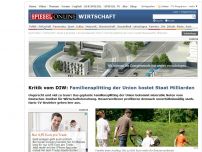 Bild zum Artikel: Kritik vom DIW: Familiensplitting der Union kostet Steuerzahler Milliarden