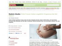 Bild zum Artikel: Medizin-Studie: Viele Frauen haben angeblich Orgasmus bei der Geburt