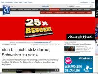 Bild zum Artikel: Knackeboul in Rage: «Ich bin nicht stolz darauf, Schweizer zu sein»