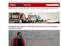 Bild zum Artikel: Proteste in der Türkei: 22-jähriger Demonstrant durch Tränengas-Kartusche getötet