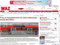 Bild zum Artikel: Frau an Hauptbahnhof auf vollem Bahnsteig brutal überfallen