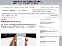 Bild zum Artikel: Apple iPhone 5S: 
			  Fingerabdrücke, srsly?