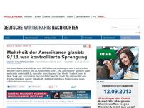 Bild zum Artikel: Mehrheit der Amerikaner glaubt: 9/11 war kontrollierte Sprengung