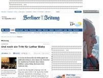 Bild zum Artikel: Kommentar - Und noch ein Tritt für Lothar Bisky