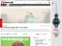 Bild zum Artikel: Pädophilie-Debatte: Die Grünen haben Mut - Ihr nicht!