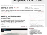 Bild zum Artikel: Nachwuchsfilmpreis: 
			  Spot über Mercedes und Hitler ausgezeichnet