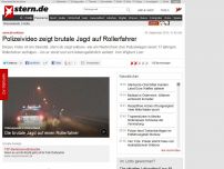 Bild zum Artikel: stern.de-exklusiv: Polizeivideo zeigt brutale Jagd auf Rollerfahrer