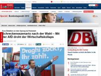 Bild zum Artikel: Euro-Rebellen vor Sprung ins Parlament - Schreckensszenario nach der Wahl – Mit der AfD droht der Wirtschaftskollaps