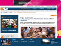 Bild zum Artikel: Bilanz des ersten Wiesn-Tags - 
Alkohol, Schlägereien und ein Bierzelt-Onanist