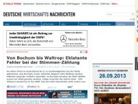 Bild zum Artikel: Von Bochum bis Waltrop: Eklatante Fehler bei der Stimmen-Zählung