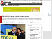 Bild zum Artikel: FDP-Spitzenleute löschen Profile: Rösler und Brüderle fliehen von Facebook