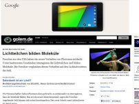 Bild zum Artikel: Neuer Materiezustand: Lichtteilchen bilden Moleküle