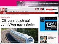 Bild zum Artikel: Bahn-Patzer - ICE verirrt sich aufdem Weg nach Berlin