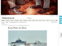 Bild zum Artikel: Flüchtlingspolitik der EU: Kein Platz im Boot